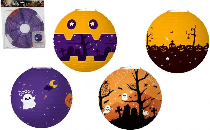 halloween papirlampion kugle 30 cm