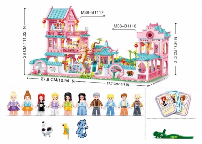 Sluban Girls Dream Kinesisk villa 1 M38-B1117
