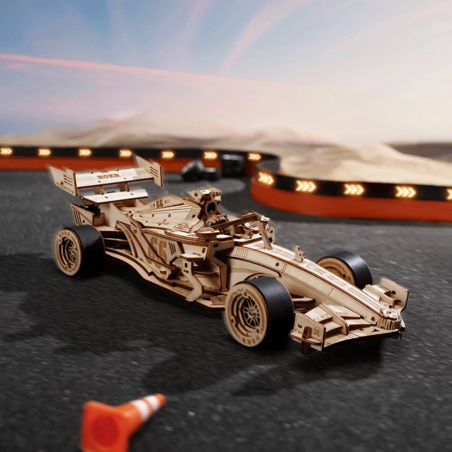 RoboTime 3D træpuslespil Racerbil