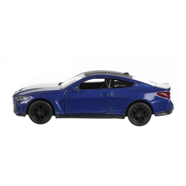 Auto Welly BMW M4 metal/plast 12cm 4 farver med rekyltræk