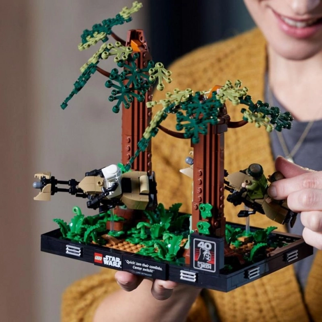 LEGO4; Star Wars422; 75353 Speeder-jagt på planeten Endor422; 013; diorama
