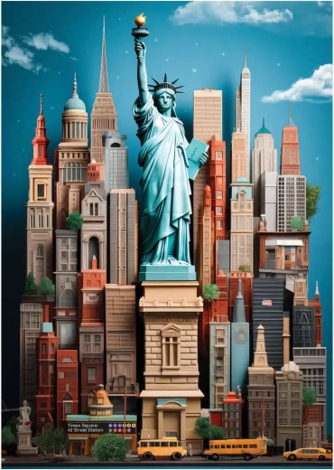 Puslespil New York 1500 brikker