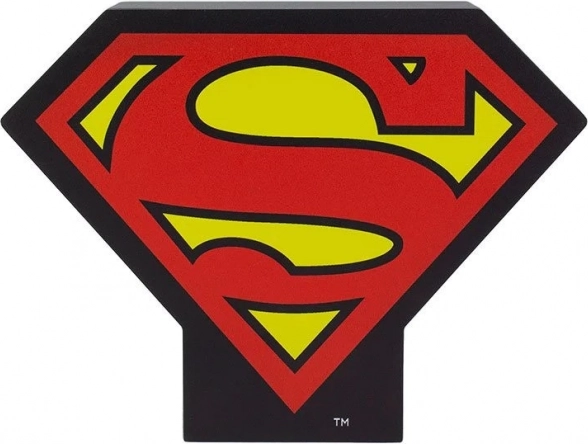 Licenseret LED-lys SUPERMAN på batterier