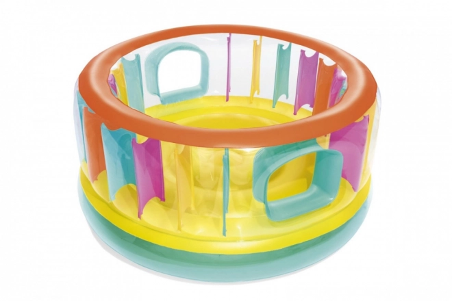 Oppustelig trampolin til børn