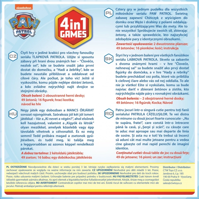 TREFL Spil Paw Patrol 4i1