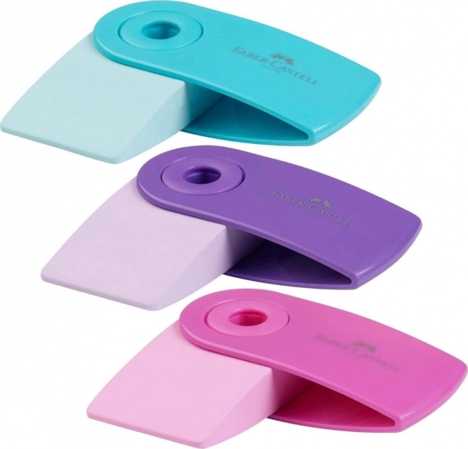 Faber-Castell ergonomisk viskelæder med plastikdæksel