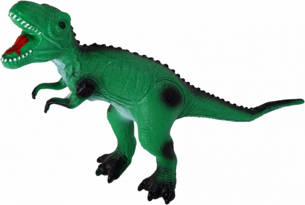 Stor dinosaurfigur tyrannosaurus med lyd 38 cm grøn