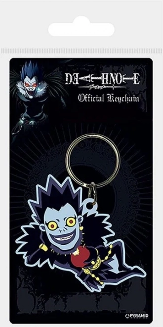Gummi-nøglering med Death Note-motiv