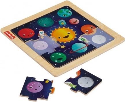 Træpuslespil FISHER-PRICE – rummet