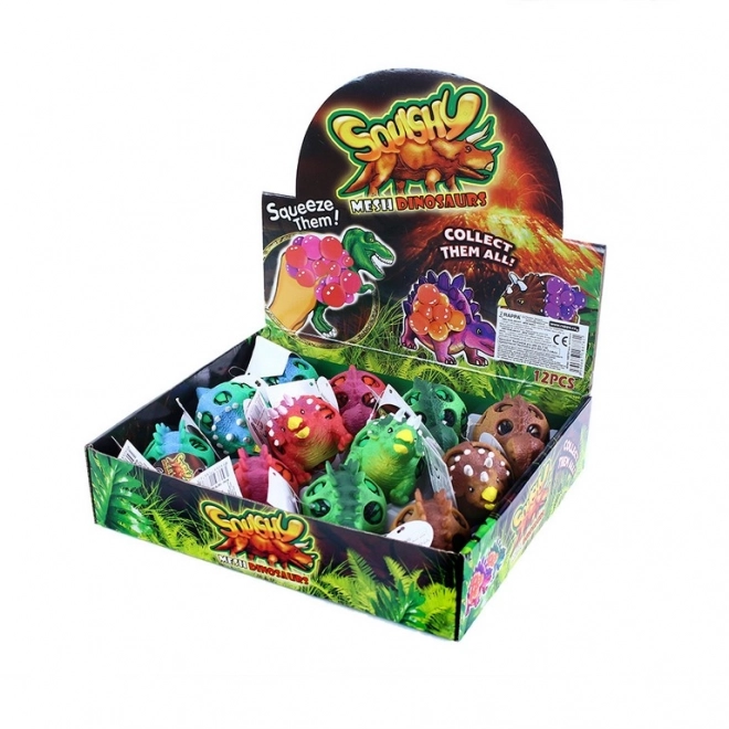 Dinosaur stressbold med huller