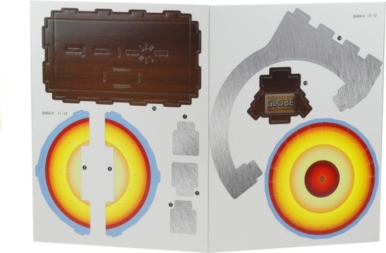 Udstansede ark med forskæring