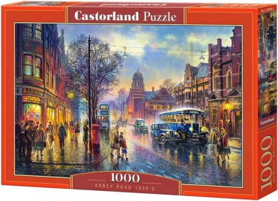 Puslespil 1000 brikker Abbey Road 1930