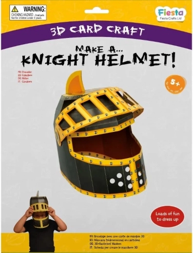 Kreativt sæt 3D maske Hjelm Fiesta Crafts