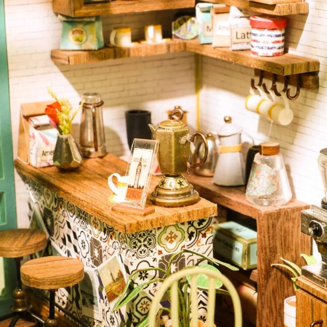 Simons Café - DIY Miniature café i dukkehus