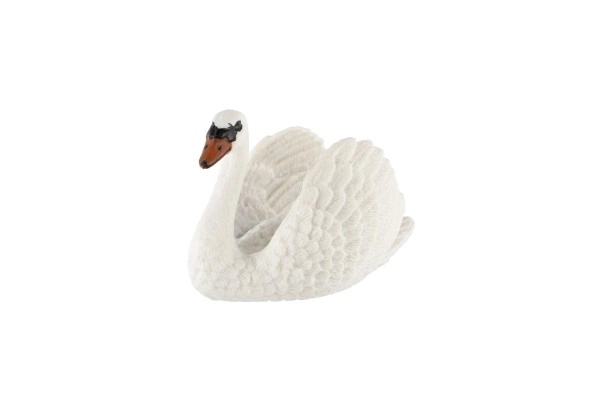 Stor svane zooted plast 7cm i pose