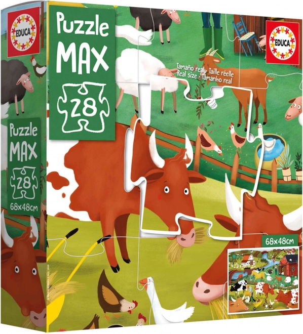 Educa Puzzle Bondegård 28 brikker