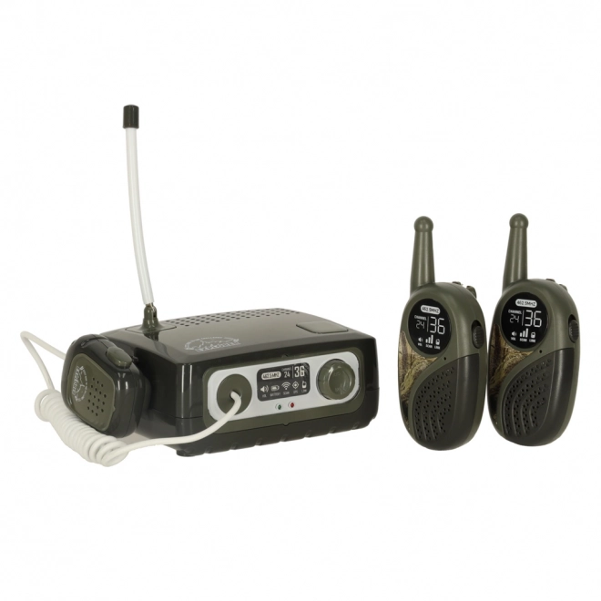 Børnesæt Walkie Talkie med centralenhed Explorer