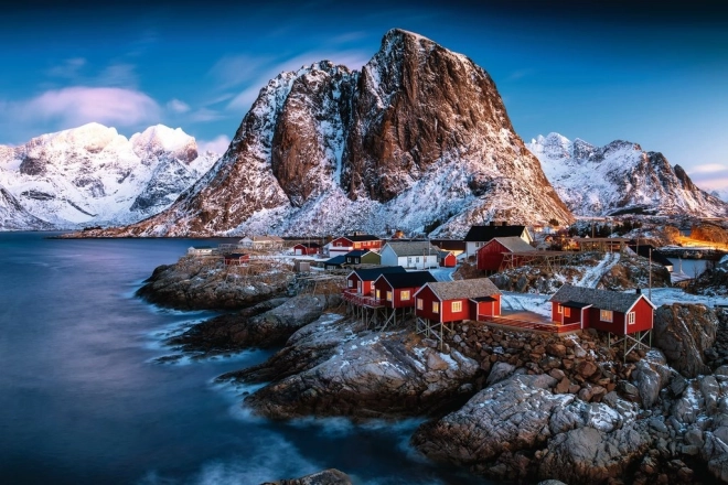 Puslespil 3000 brikker Hamnøy, Lofoten