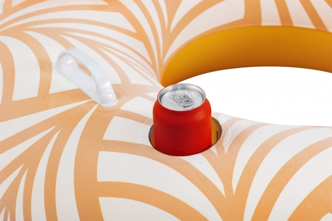 Svømmebælte med ryglæn 1,18 m orange