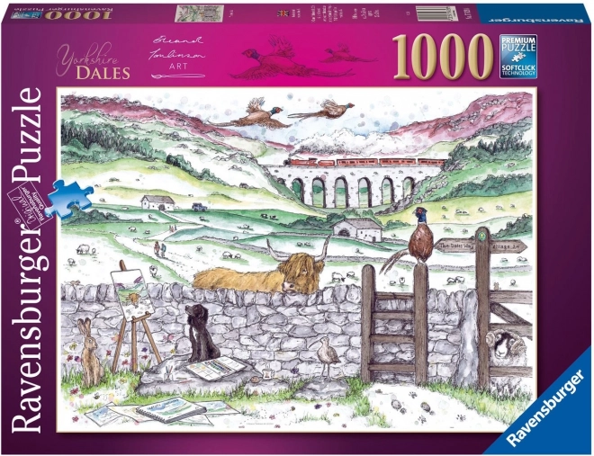 Ravensburger puslespil Livet i Yorkshire 1000 brikker