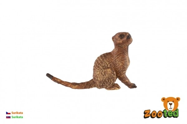 Surikat figurin 6cm lys brun i pose