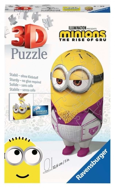 3D puslespil Minion 2: Disco 54 brikker
