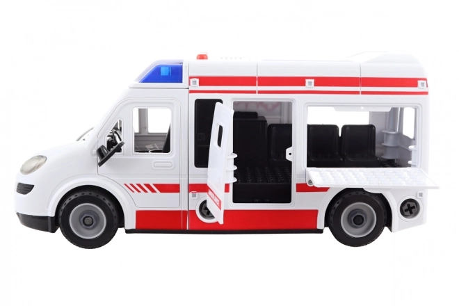 Ambulance med skruetrækker på batterier