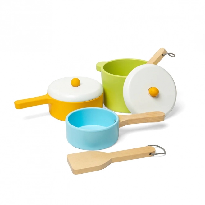 Bigjigs Toys børnesæt med køkkengrej