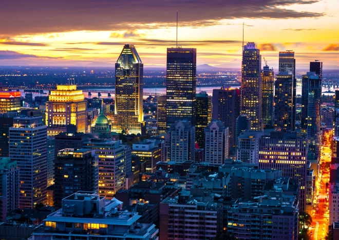 Puslespil Nattens Montreal 1000 brikker