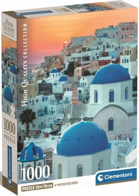 CLEMENTONI Puslespil Santorini 1000 brikker