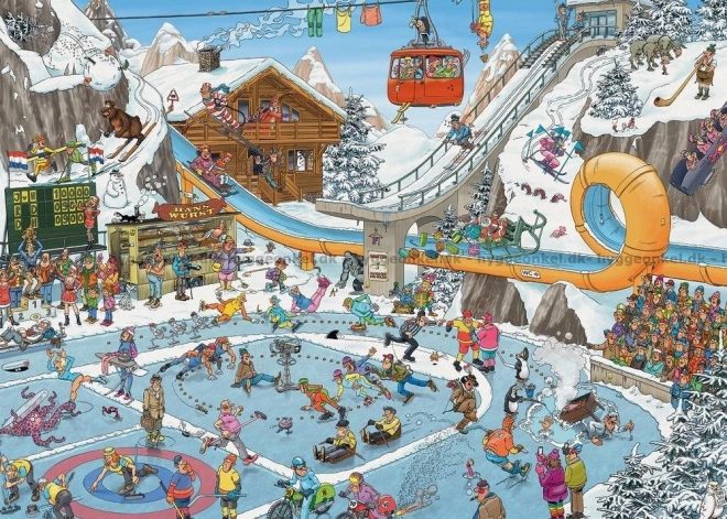 Puzzle JvH Vinterspil 1000 brikker