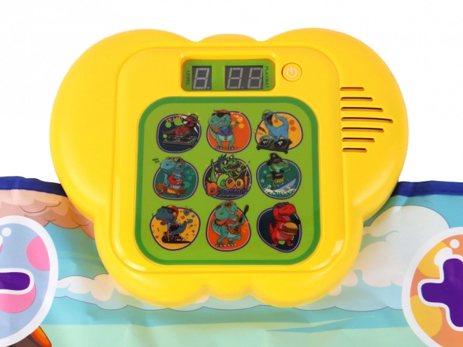 Dansemåtte med dinosaurmotiver