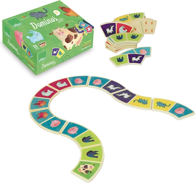 Vilac Bondegårdsdomino til børn