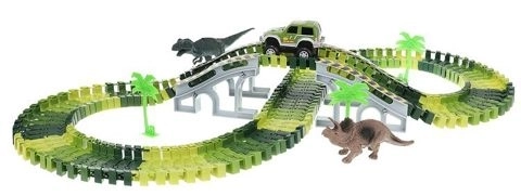 Dinosaur Park Sæt med Bane