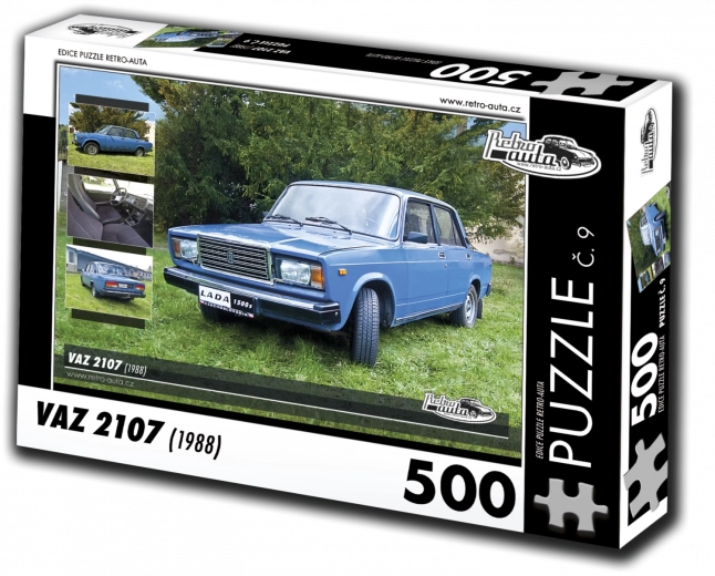Puslespil Retro-Biler VAZ 2107 (1988) 500 brikker