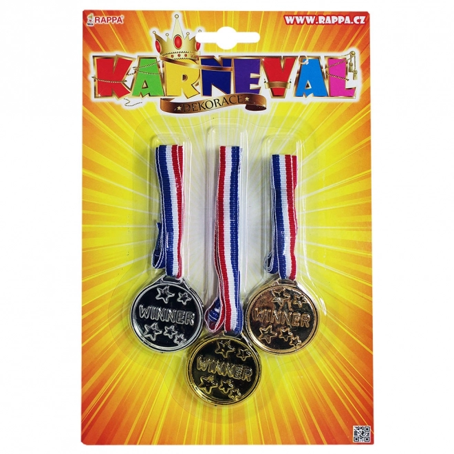 Medalje 3 stk.