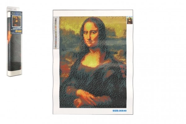 Sæt til diamant-maleri - Mona Lisa