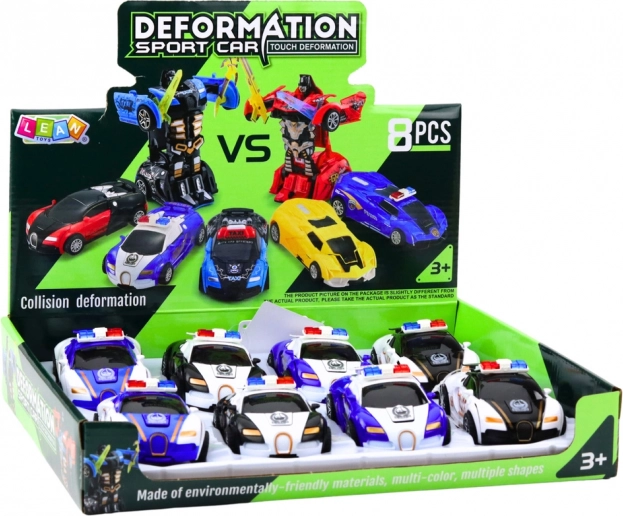 Auto Robot 2v1 Sport Politibil