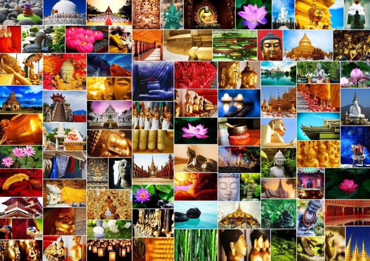 Puslespil collage zen 1500 brikker