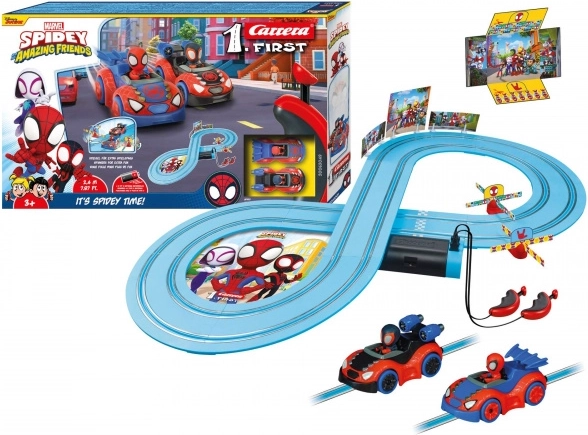carrera first racerbane spidey og spin 2,4 m
