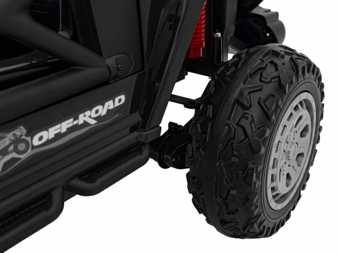 Børne elektrisk off-road bil sort