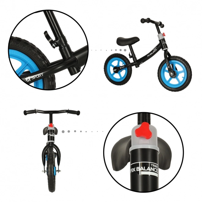 Børnecykel - løbecykel Trike Fix Balance – sort