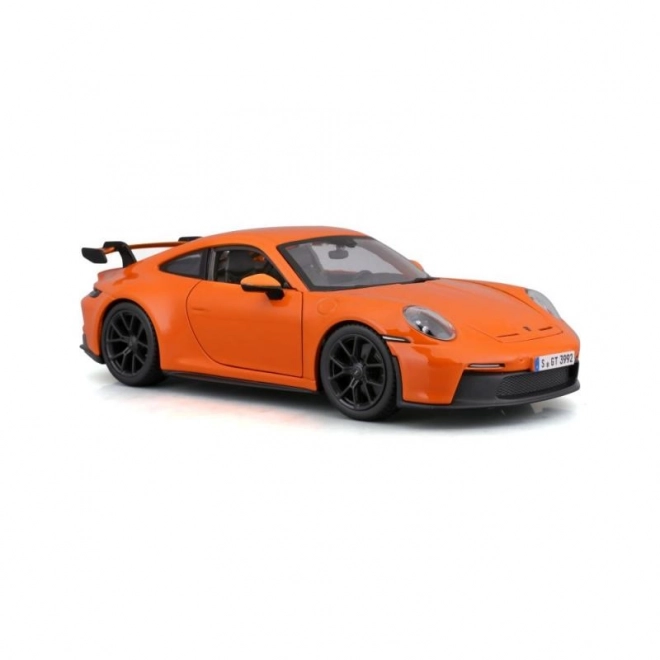 Bburago Porsche 911 GT3 model orange 1:24