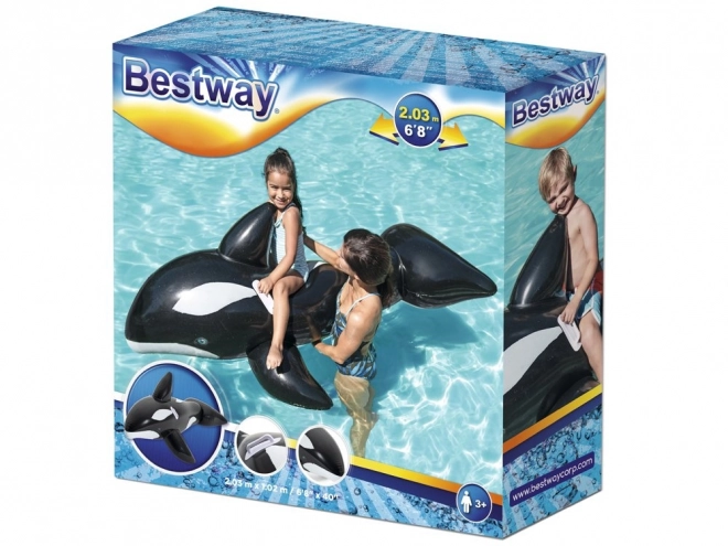 Stor oppustelig spækhugger til svømning Bestway