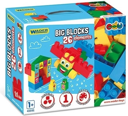 Byggesæt Big Blocks 26 elementer