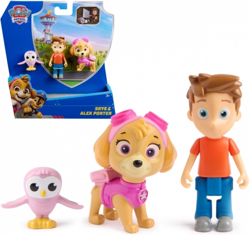 Sæt med figurer Paw Patrol Skye