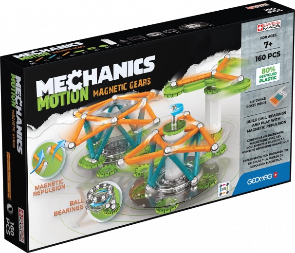 Magnetisk byggesæt GEOMAG Mechanics Motion Gears