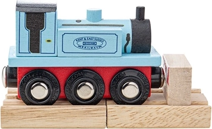Bigjigs Rail trælokomotiv Terrier – blå