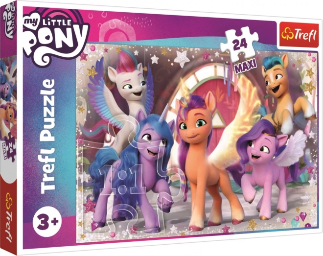 Puzzle Maxi 24 Glæde fra Pony film