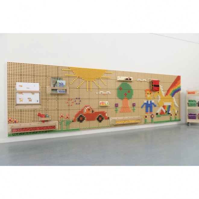 Masterkidz Kreativ vægpanel STEM 120x80 cm uden monteringspanel